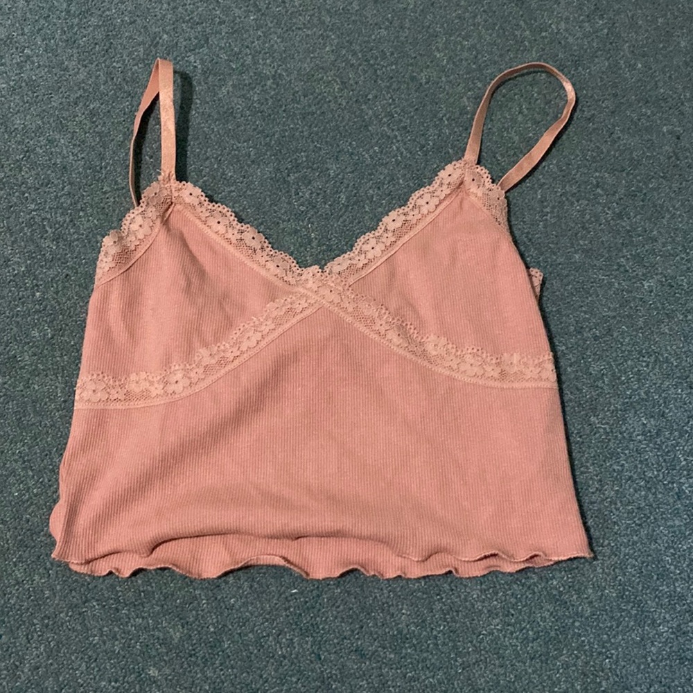 Pink crop top